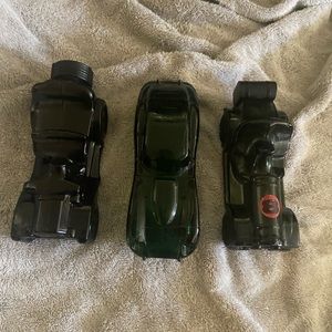 Vintage cologne car bottles